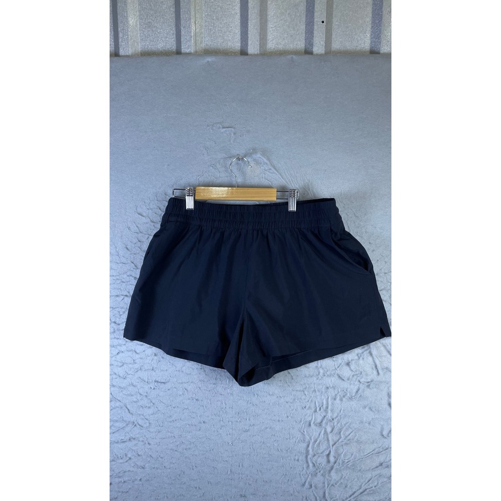 Athleta Weekender Run Short Women M Black Excellent Elastic Waist Activewear